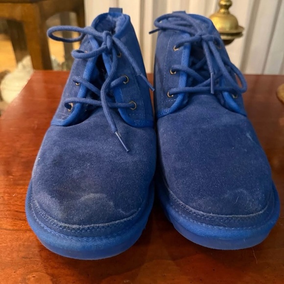 UGG Neumel Men's Chukka Ankle Boot US 10 Bright Blue - Picture 3 of 5